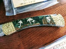 Buck 110 folding hunter Custom Ghostown 1 of 1 *Unused / Mint 
