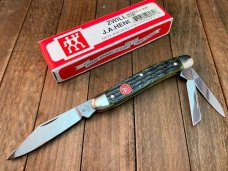 Henckels By Boker Dark Green Pin Feather Jigged Bone Whittler