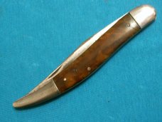 ANTIQUE VINTAGE UK&R FOLDING POCKET TOOTHPICK TICKLER FISH UTICA KNIFE RAZOR KNIVES OLD