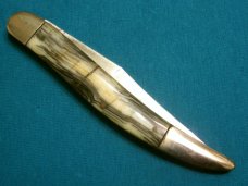 ANTIQUE VINTAGE HAMMER BRAND USA NEW YORK KNIFE CO FOLDING POCKET TOOTHPICK TICKLER FISH KNIVES OLD