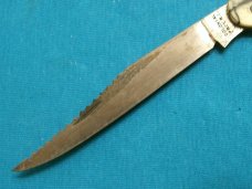 VINTAGE USA COLONIAL PROV RI FANCY HANDLE FOLDING POCKET TOOTHPICK TICKLER FISH KNIFE KNIVES OLD