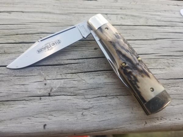 GEC #44 NORTHFIELD UN-X-LD - BUFFALO JACK (Gunstock)- BEAUTIFUL THICK SAMBAR STAG (441218). NIT