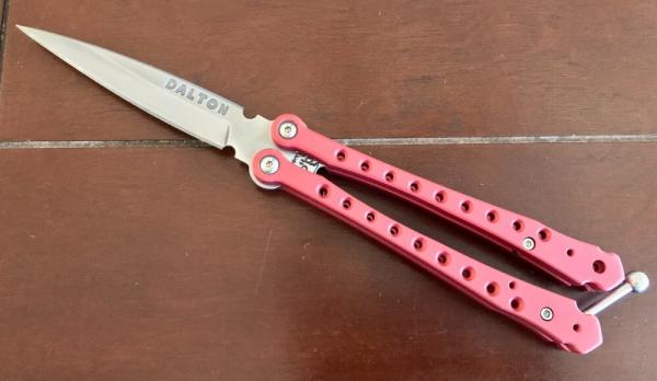 Rare Dalton Red Devil Balisong Knife, Rob Dalton Combat Cutlery (DCC) 1 Of 14 