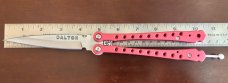 Rare Dalton Red Devil Balisong Knife, Rob Dalton Combat Cutlery (DCC) 1 Of 14 