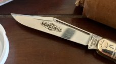 Great Eastern Cutlery Tidioute #331220 Conductor, Nice Sambar Stag Handle, New (GEC 33) 