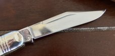 Great Eastern Cutlery Tidioute #331220 Conductor, Nice Sambar Stag Handle, New (GEC 33) 