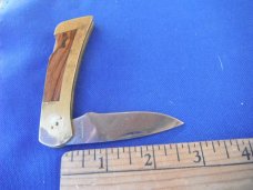 Gerber Portland, OR 97223 USA  Folding lock-back Knife. HARDWOOD SCALES  MADE IN THE USA!!!