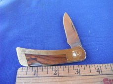 Gerber Portland, OR 97223 USA  Folding lock-back Knife. HARDWOOD SCALES  MADE IN THE USA!!!