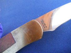 Gerber Portland, OR 97223 USA  Folding lock-back Knife. HARDWOOD SCALES  MADE IN THE USA!!!