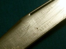 VINTAGE ULSTER SS94 USA USA TRAPPER FOLDING POCKET TOOTHPICK TICKLER KNIFE KNIVES OLD SHEATH
