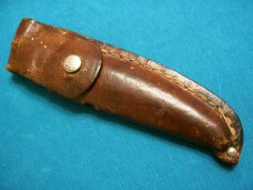 VINTAGE ULSTER SS94 USA USA TRAPPER FOLDING POCKET TOOTHPICK TICKLER KNIFE KNIVES OLD SHEATH