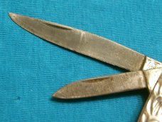 VINTAGE IMPERIAL PROV RI USA 2 BLADE STOCKMAN FOLDING PEN JACK POCKET KNIFE KNIVES OLD