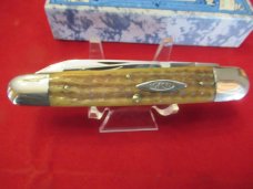 Case Classic 1990  Anglo Saxon Whittler Green Bone Pattern # 6391
