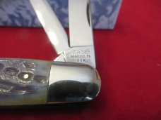 Case Classic 1990  Anglo Saxon Whittler Green Bone Pattern # 6391