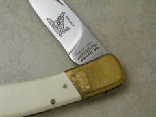Parker Cut Co Bone "The Timberwolf" Lockback Knife in Box