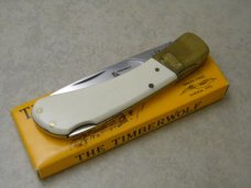Parker Cut Co Bone "The Timberwolf" Lockback Knife in Box