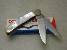 Parker Cut Co Mother of Pearl Copperhead Knife in Box