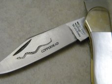 Parker Cut Co Mother of Pearl Copperhead Knife in Box