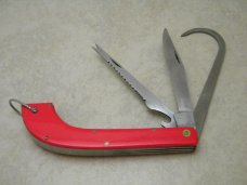 Vintage KORIUM Japan Jack Fish Knife wGaff Hook and Scaler