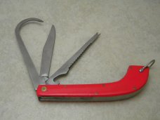 Vintage KORIUM Japan  Jack Fish Knife w/Gaff Hook and Scaler