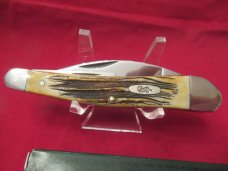Case XX 2002 Bone Stag Seahorse Whittler Pattern # 6.5355WH