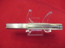 Gerber Silver Knight  Ivory Micrata Lockback Bear Scrimshawed on Handle