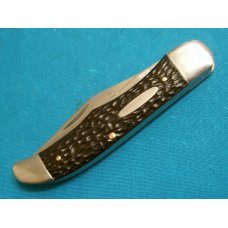 VINTAGE MONARCH 2212 JAPAN FOLDING HUNTER HUNTING SKINNING SURVIVAL POCKET KNIFE KNIVES OLD BIG