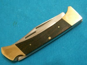 VINTAGE PANTHER 580 JAPAN FOLDING HUNTER HUNTING SKINNING SURVIVAL POCKET KNIFE KNIVES OLD BIG