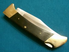 VINTAGE PANTHER 580 JAPAN FOLDING HUNTER HUNTING SKINNING SURVIVAL POCKET KNIFE KNIVES OLD BIG