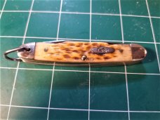 RARE CASE XX JR. SCOUT POCKET KNIFE #64090R SS AMBER BONE MULTI TOOL BOYS CAMP KNIFE