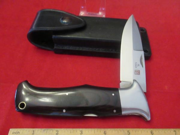 AL-Mar Sere/ Attack Green Micarta Folding Front Lock Model # 3003A AL-Mar Sere/ Attack Green Micarta Folding Front Lock Model # 3003A