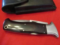 AL-Mar  Sere/  Attack Green Micarta Folding Front Lock  Model # 3003A