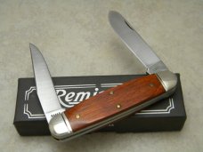 Remington Bullet USA 1997 Wood R4468 Lumberjack Knife in Box