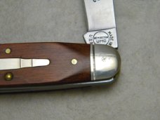 Remington Bullet USA 1997 Wood R4468 Lumberjack Knife in Box