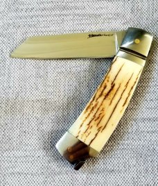 Steve Vanderkolff Native Taillock 4".. Mammoth and Cpm154...Fluted Integral bolsters  