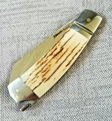 Steve Vanderkolff Native Taillock 4".. Mammoth and Cpm154...Fluted Integral bolsters  