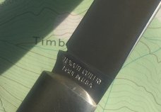Mustang Brown Burlap Micarta  GEC Great Eastern Tidioute 745120 NEW with Pin