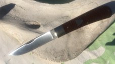 Mustang Brown Burlap Micarta  GEC Great Eastern Tidioute 745120 NEW with Pin