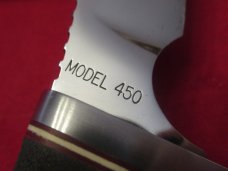 Gerber  Hypalon Du Pont Cushion Grip Fixed Blade Hunter  Model  450 S