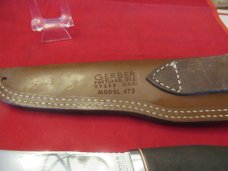 Gerber  Hypalon Du Pont Cushion Grip Fixed Blade Hunter  Model  450 S