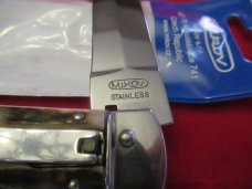 Mikov Stag Handle Auto with Pocket Clip 