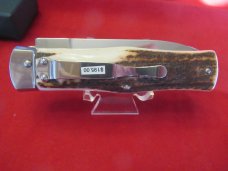 Mikov Stag Handle Auto with Pocket Clip 