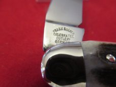Fight'N Rooster Stag Handle Half Whittler Made For Old Dominion Club
