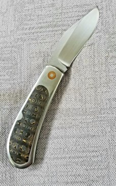 Vincenzo Balistreri Custom Lanny , 4..25" clsd  upscaled Bose pattern  steel and carbon fiber handle