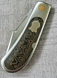 Vincenzo Balistreri Custom Lanny , 4..25" clsd  upscaled Bose pattern  steel and carbon fiber handle