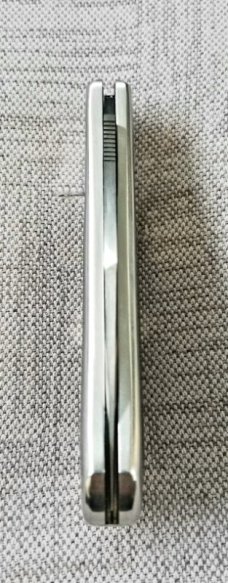 Vincenzo Balistreri Custom Lanny , 4..25" clsd  upscaled Bose pattern  steel and carbon fiber handle