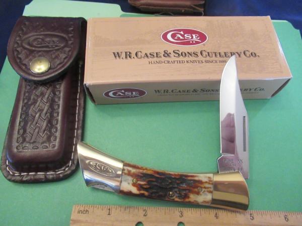 Case XX 1984 Red Stag Sharks Tooth Pattern # 5197L Case XX 1984 Red Stag Sharks Tooth Pattern # 5197L