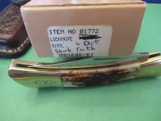Case XX 1984 Red Stag Sharks Tooth Pattern # 5197L