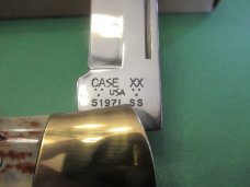 Case XX 1984 Red Stag Sharks Tooth Pattern # 5197L