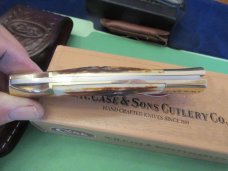 Case XX 1984 Red Stag Sharks Tooth Pattern # 5197L